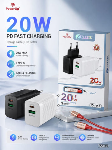Powerup Zoook Z-1113 20W Charger