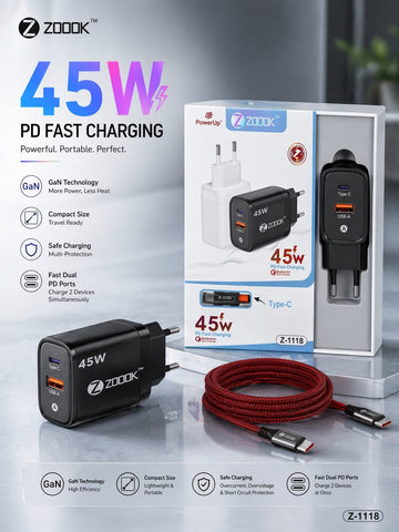 Powerup Zoook Z-1118 45W Charger