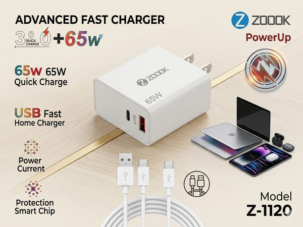 Powerup Zoook Z-1120 65W Charger