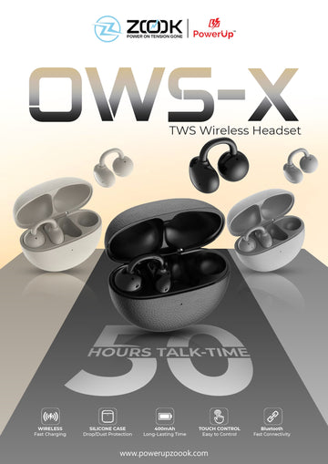 OWS-X Premium Open-Ear Wireless Headphones